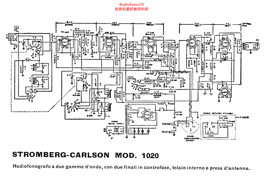 StrombergCarlson-1020-rec-sch 维修电路原理图.pdf_第1页