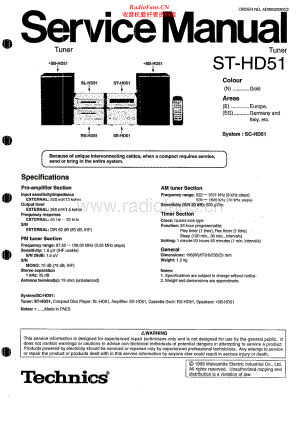 Technics-STHD51-tun-sm 维修电路原理图.pdf