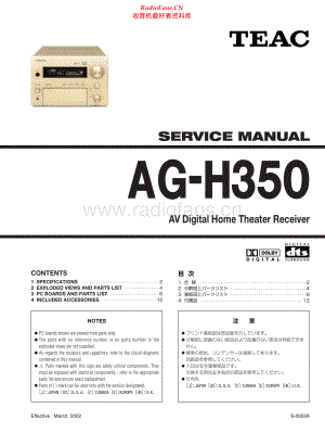 Teac-AGH350-rec-sm 维修电路原理图.pdf