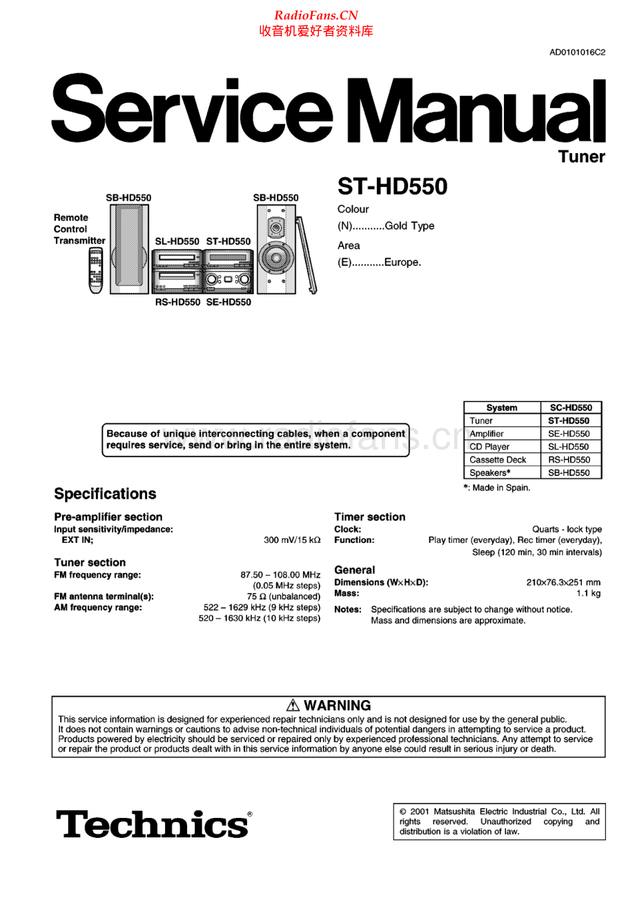 Technics-STHD550-tun-sm(1) 维修电路原理图.pdf_第1页