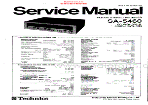 Technics-SA5460-rec-sm 维修电路原理图.pdf