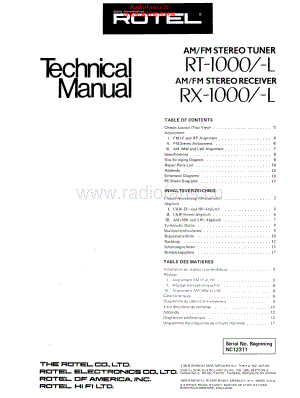 Rotel-RT1000L-tun-sm 维修电路原理图.pdf