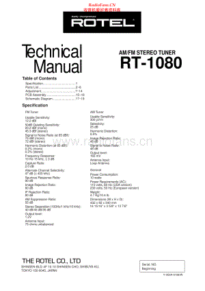 Rotel-RT1080-tun-sm 维修电路原理图.pdf