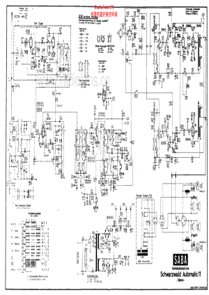 Saba-SchwarzwaldAutomatic11-rec-sch 维修电路原理图.pdf