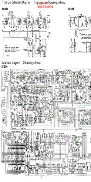 Rotel-RT2100-tun-sch 维修电路原理图.pdf