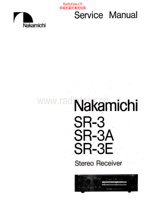 Nakamichi-SR3-rec-sm 维修电路原理图.pdf