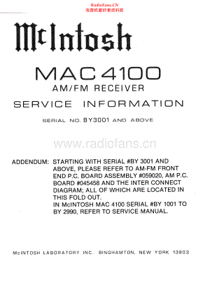 McIntosh-MAC4100-rec-sma 维修电路原理图.pdf