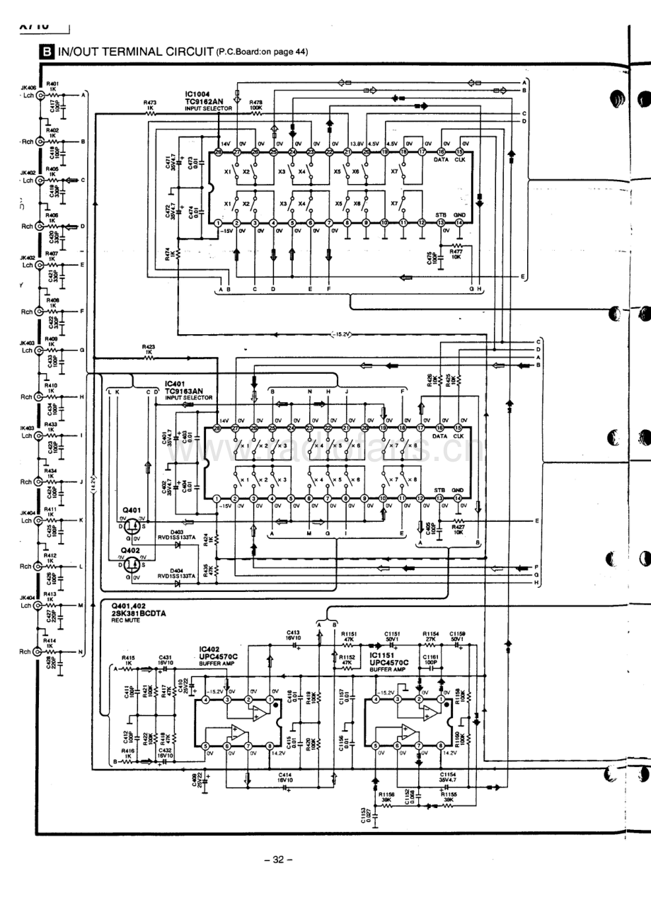 Technics-SAAX710-rec-sch 维修电路原理图.pdf_第3页