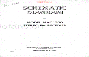 McIntosh-MAC1700-rec-sch 维修电路原理图.pdf
