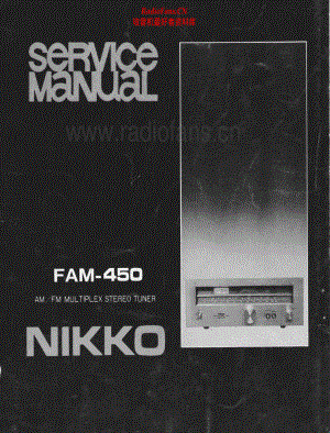 Nikko-Fam450-tun-sm 维修电路原理图.pdf