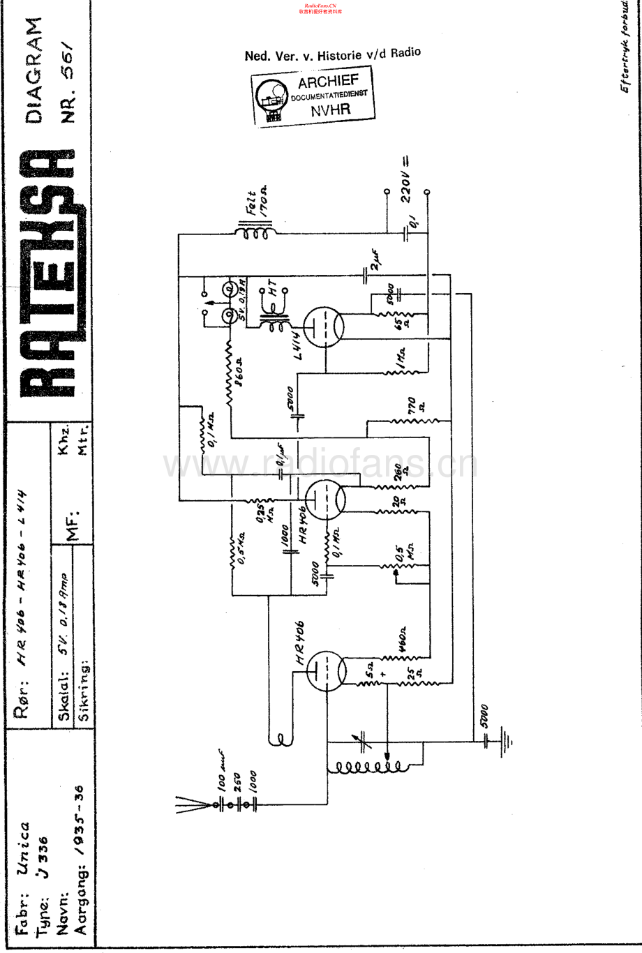 Unica-J336-rec-sch 维修电路原理图.pdf_第1页