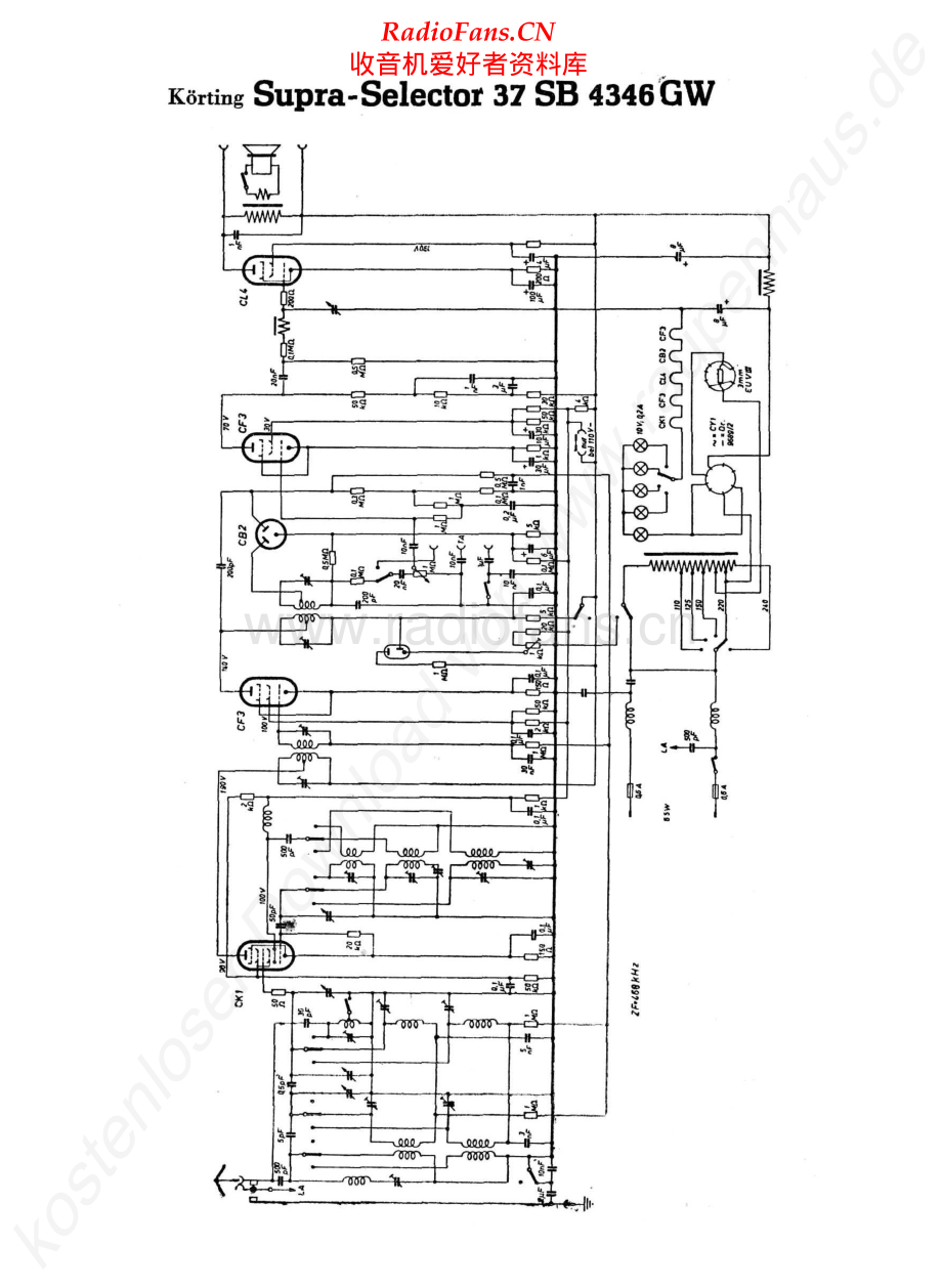 Koerting-SupraSelector37SB4346GW-rec-sch 维修电路原理图.pdf_第1页