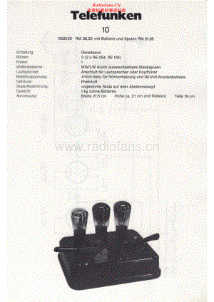 Telefunken-10-rec-sch 维修电路原理图.pdf