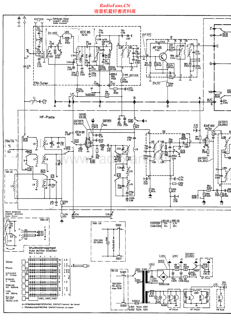 Saba-160US-rec-sch 维修电路原理图.pdf_第1页