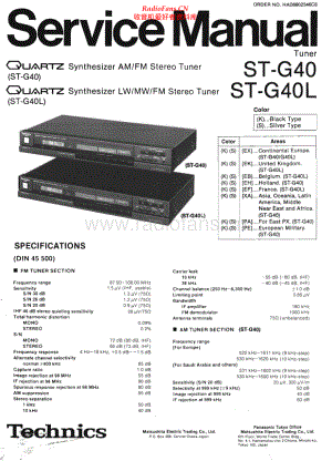 Technics-STG40-tun-sm 维修电路原理图.pdf