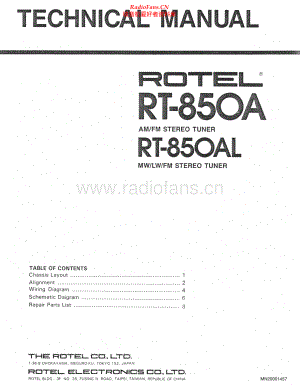 Rotel-RT850AL-tun-sm 维修电路原理图.pdf