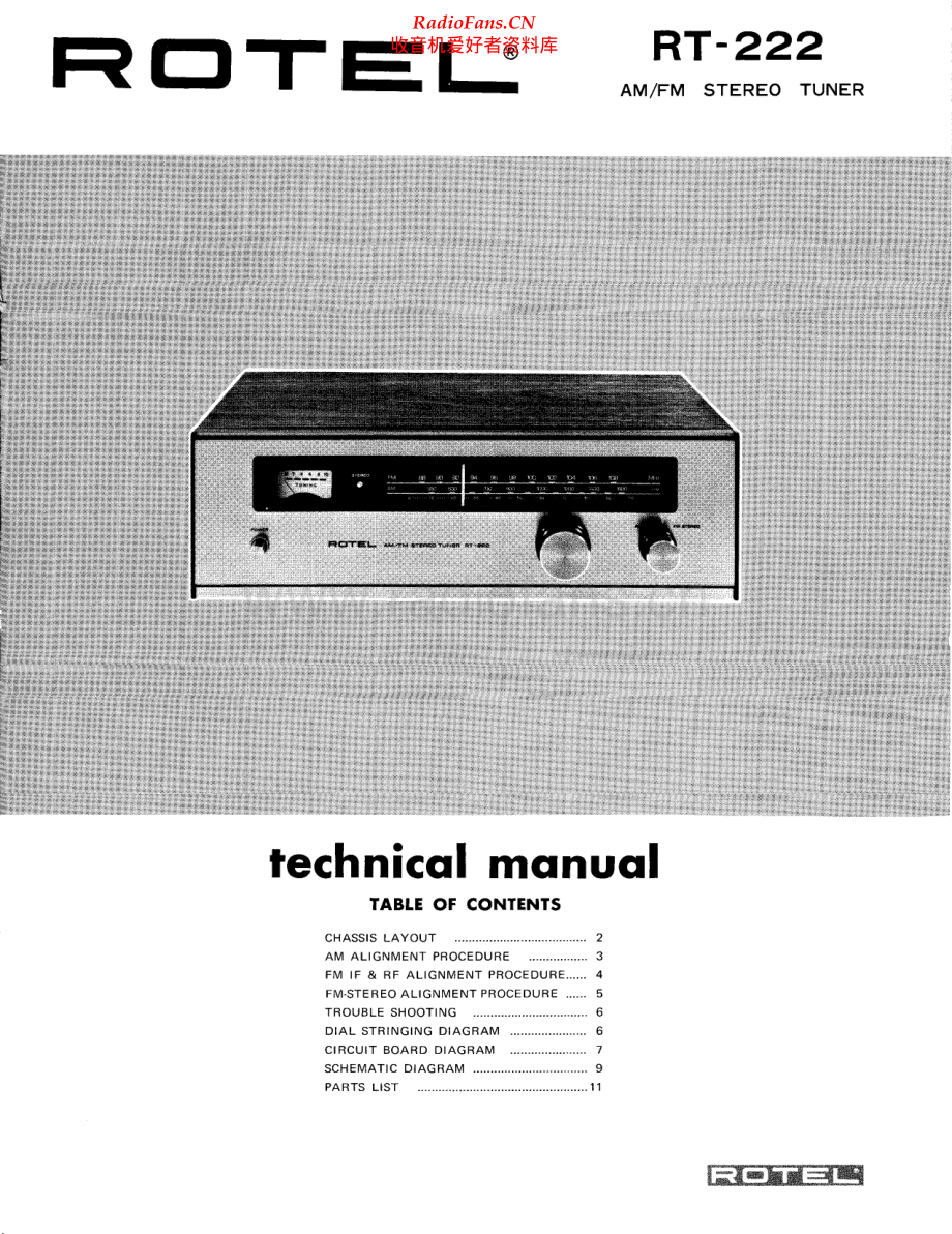 Rotel-RT222-tun-sm 维修电路原理图.pdf_第1页