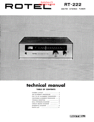 Rotel-RT222-tun-sm 维修电路原理图.pdf