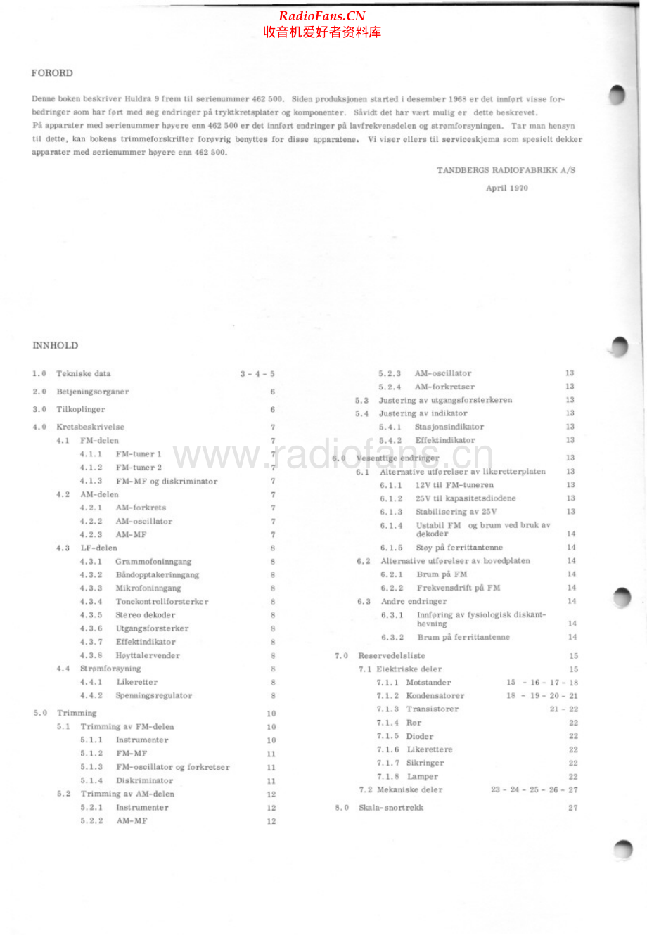 Tandberg-Huldra9-rec-sm 维修电路原理图.pdf_第2页