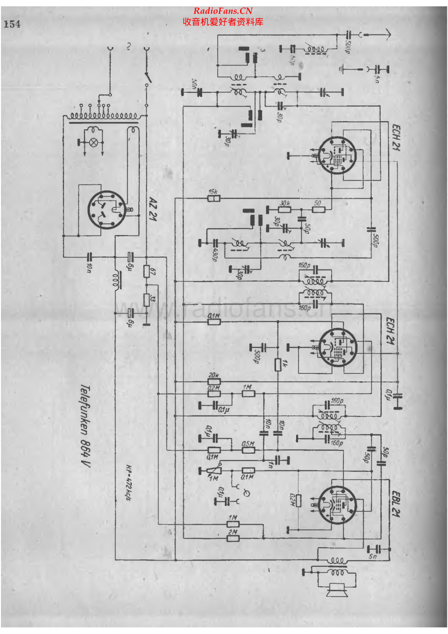Telefunken-864V-rec-sch 维修电路原理图.pdf_第1页