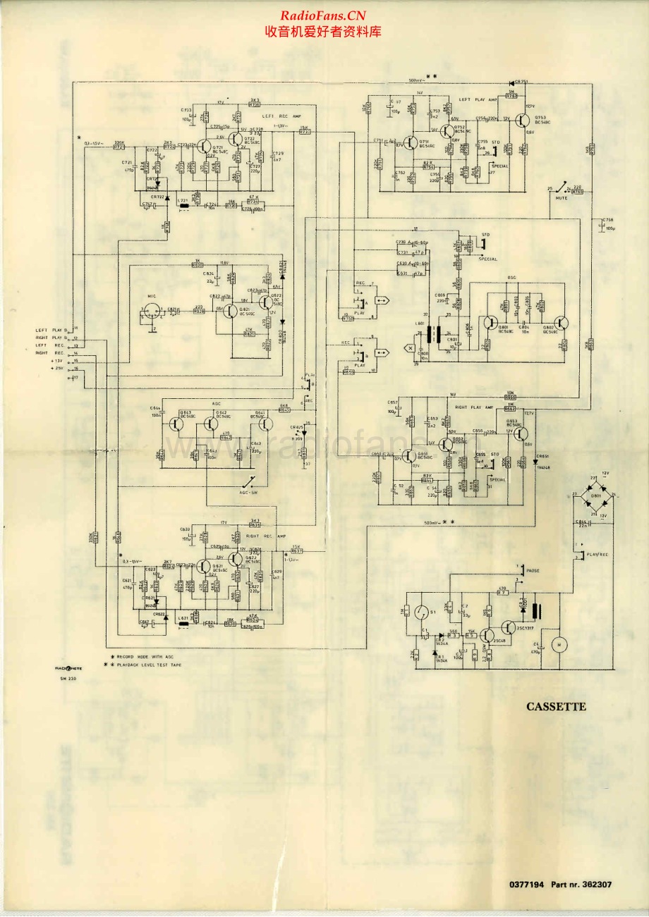 Tandberg-RadionetteSM230-rec-sch 维修电路原理图.pdf_第1页