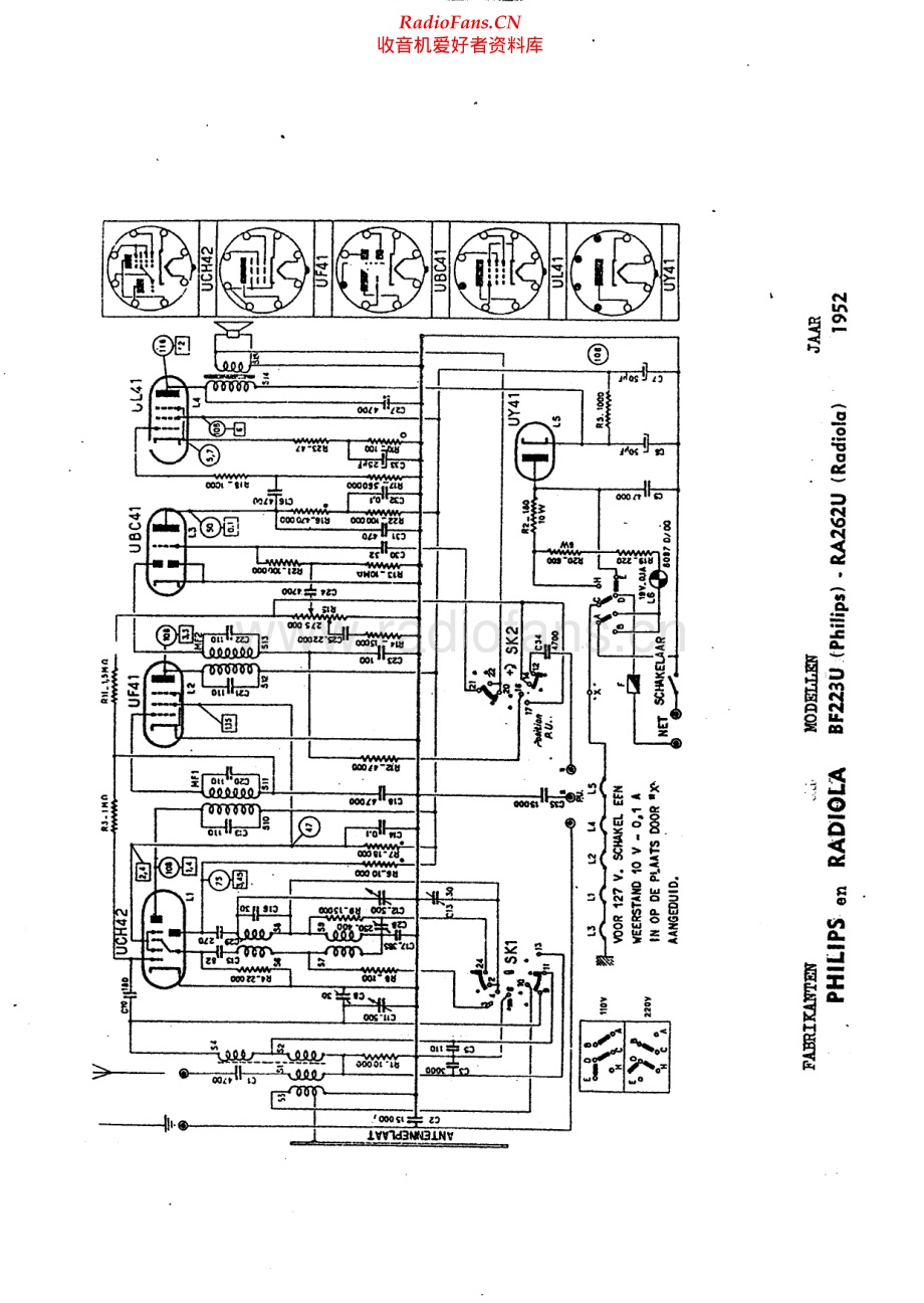 Radiola-RA262U-rec-sch 维修电路原理图.pdf_第1页