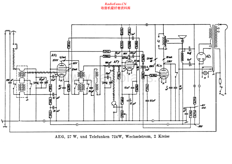 Telefunken-724W-rec-sch 维修电路原理图.pdf_第1页