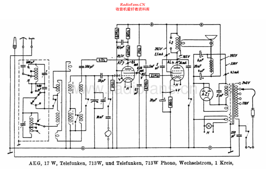 Telefunken-713W-rec-sch 维修电路原理图.pdf_第1页