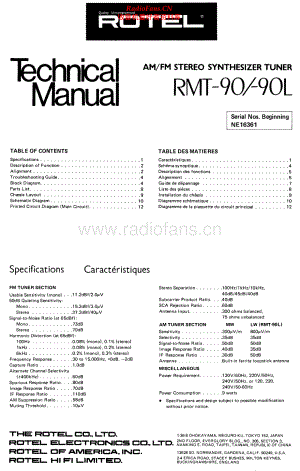 Rotel-RMT90L-tun-sm 维修电路原理图.pdf