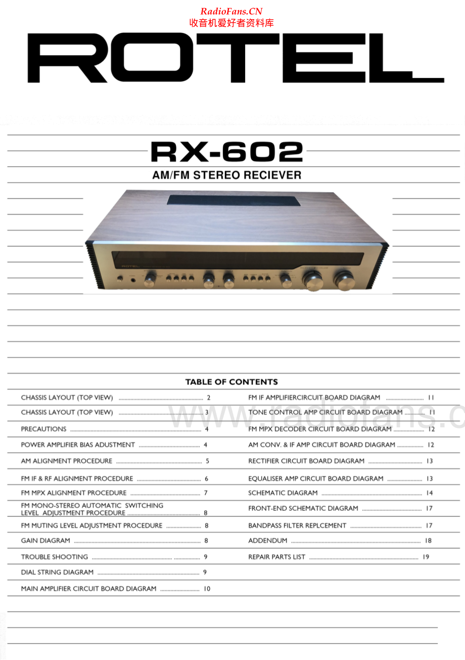 Rotel-RX602-rec-sm 维修电路原理图.pdf_第1页
