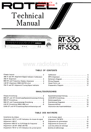 Rotel-RT550L-tun-sm 维修电路原理图.pdf