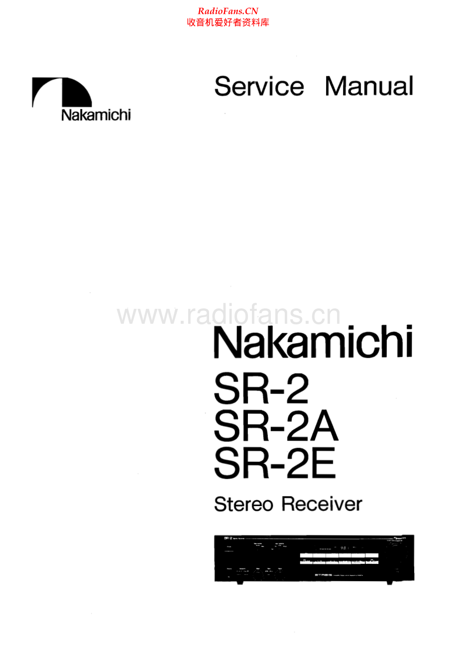 Nakamichi-SR2E-rec-sm 维修电路原理图.pdf_第1页