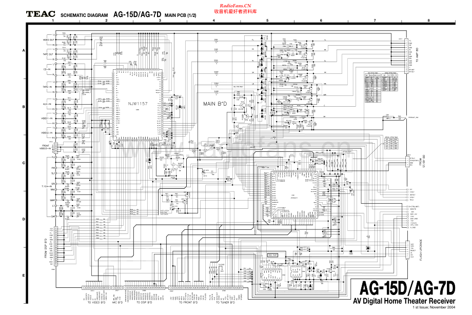 Teac-AG15D-rec-sch 维修电路原理图.pdf_第1页