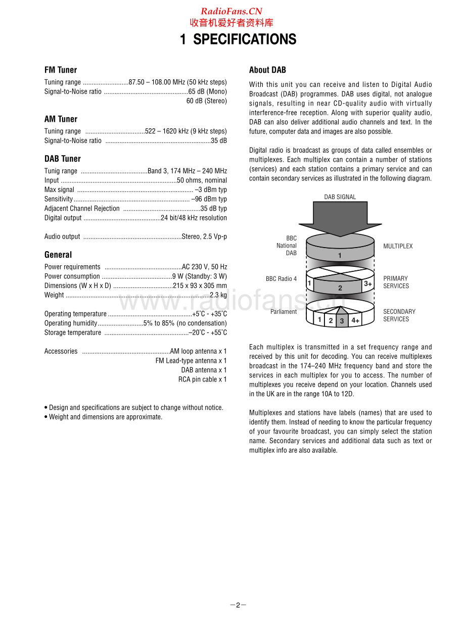 Teac-TH300DABMKlll-tun-sm 维修电路原理图.pdf_第2页