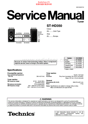 Technics-STHD350-tun-sm(1) 维修电路原理图.pdf