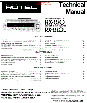 Rotel-RX820L-rec-sm 维修电路原理图.pdf