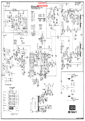 Saba-2000Stereo11-rec-sch 维修电路原理图.pdf