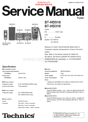 Technics-STHD310-tun-sm(1) 维修电路原理图.pdf