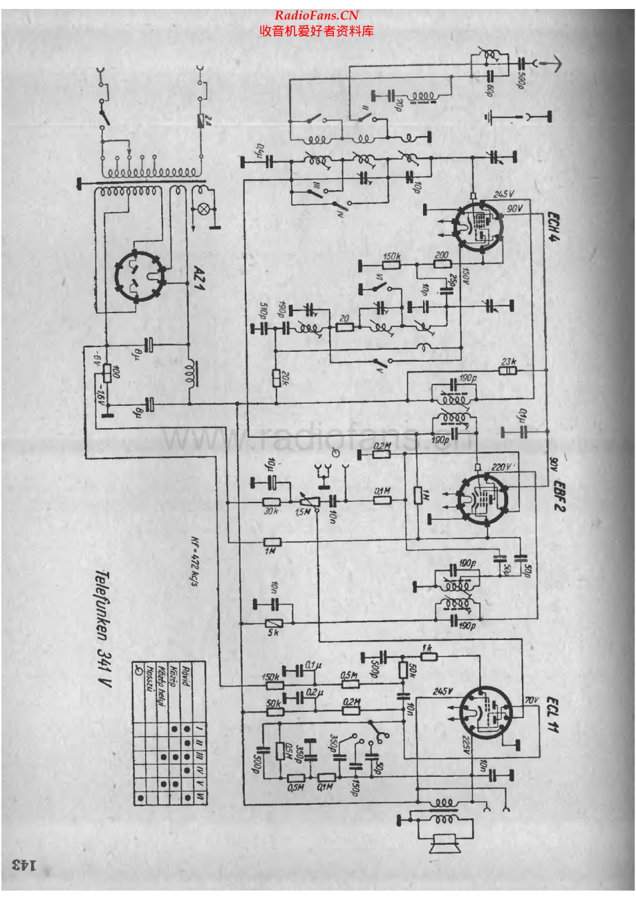 Telefunken-341_1V-rec-sch 维修电路原理图.pdf_第1页