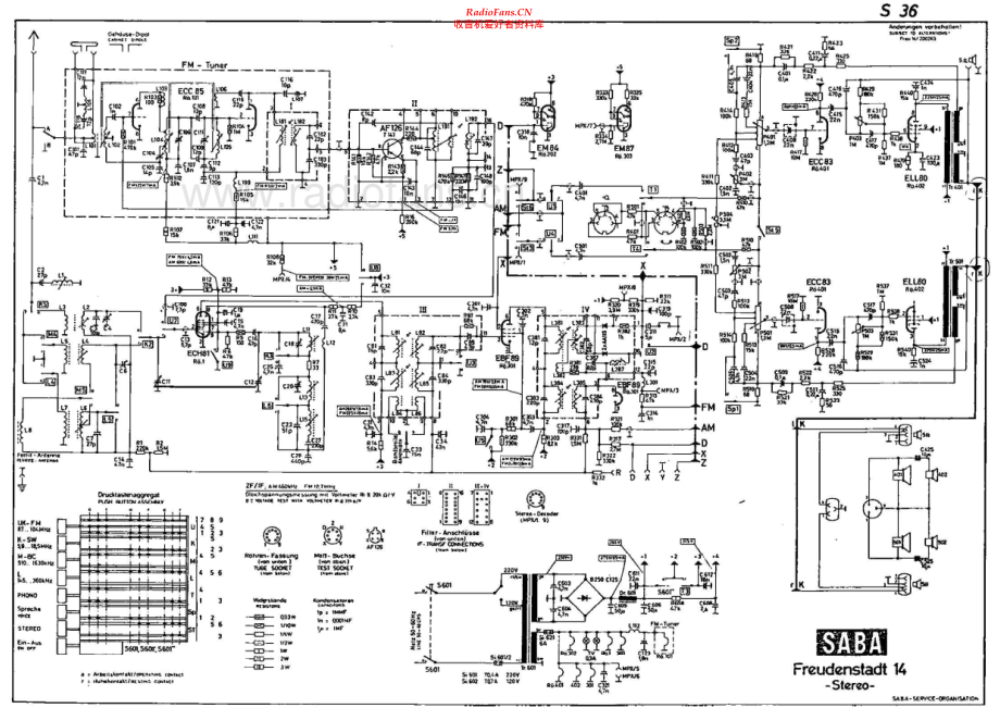 Saba-Freudenstadt14-rec-sch 维修电路原理图.pdf_第1页