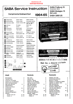Saba-3060US-rec-sm 维修电路原理图.pdf