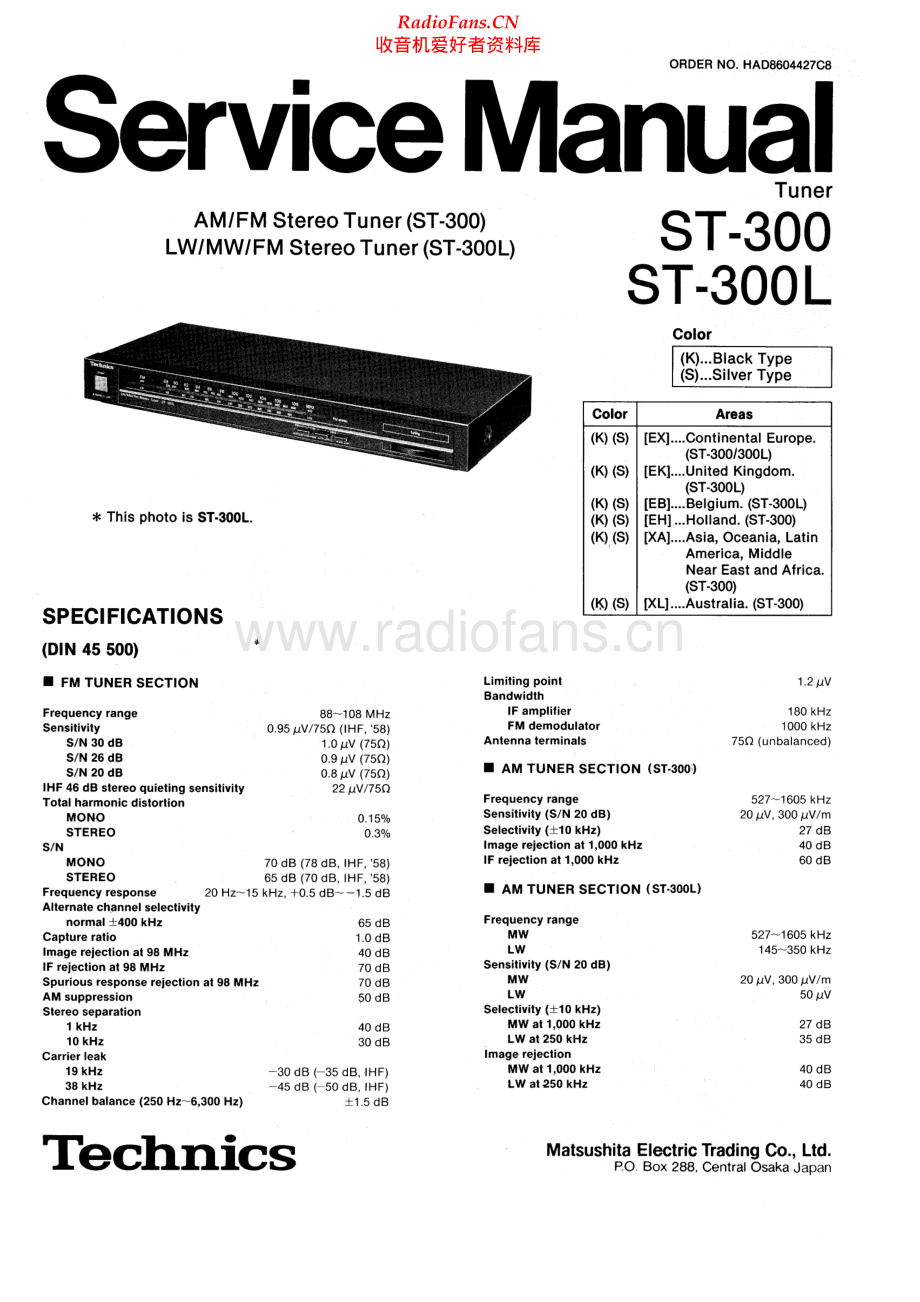 Technics-ST300-tun-sm 维修电路原理图.pdf_第1页