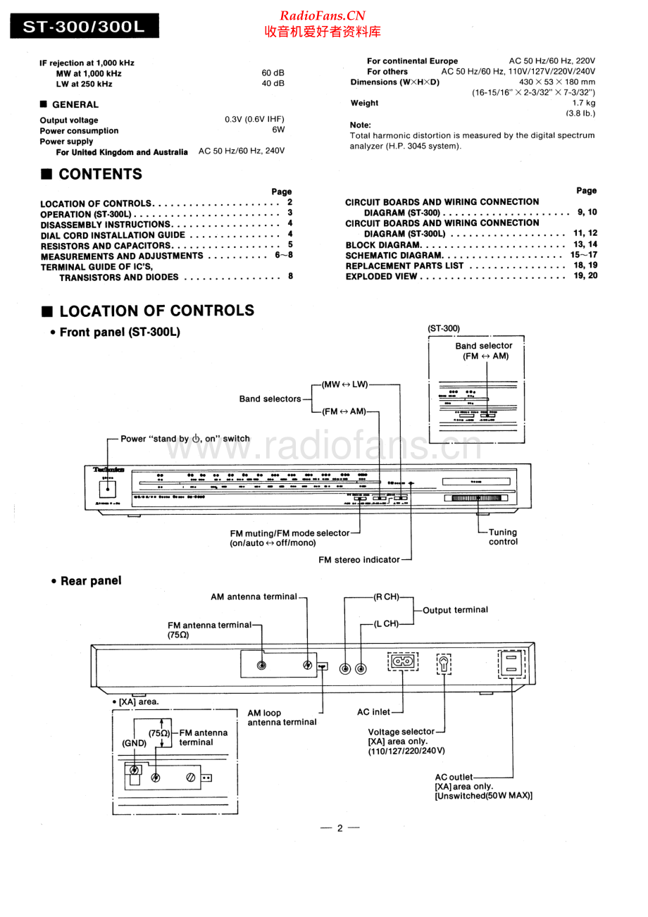 Technics-ST300-tun-sm 维修电路原理图.pdf_第2页