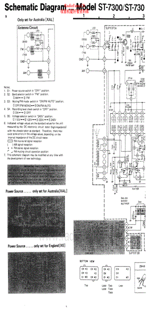 Technics-ST7300-tun-sch 维修电路原理图.pdf