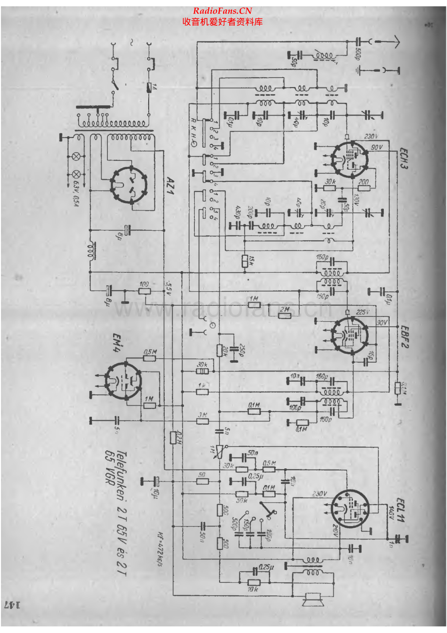 Telefunken-2T65V-rec-sch 维修电路原理图.pdf_第1页