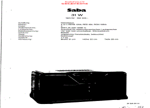 Saba-31W-rec-sch 维修电路原理图.pdf