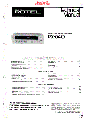 Rotel-RX840-rec-sm 维修电路原理图.pdf