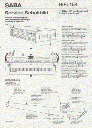 Saba-9240Selectronic-rec-sch 维修电路原理图.pdf