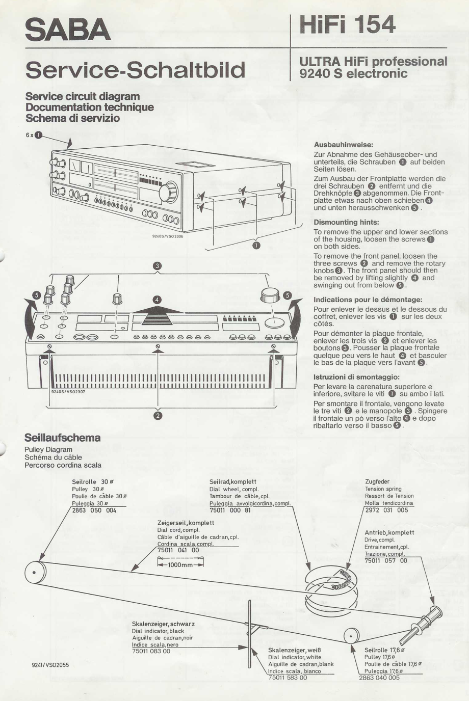 Saba-9240Selectronic-rec-sch 维修电路原理图.pdf_第1页