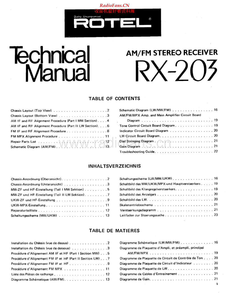 Rotel-RX203-rec-sm 维修电路原理图.pdf_第1页
